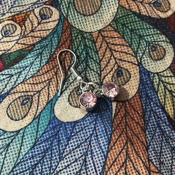 NWT Handmade Pink Earrings - Picture 4 of 6